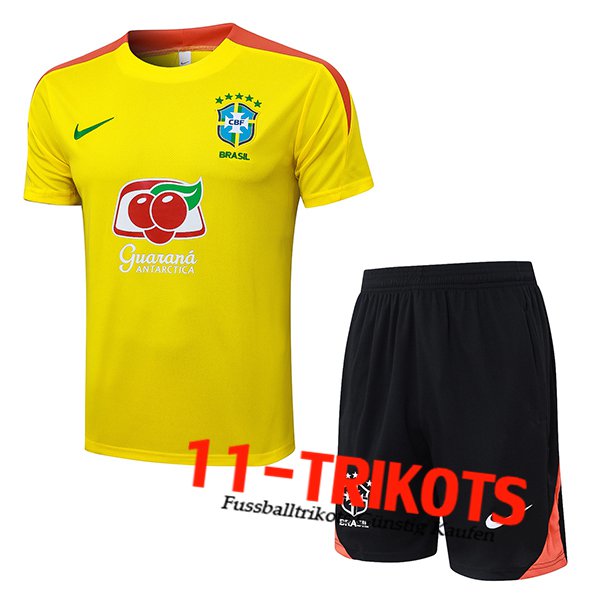 Al-Ittihad Training T-Shirt Gelb/Orange 2025/2026