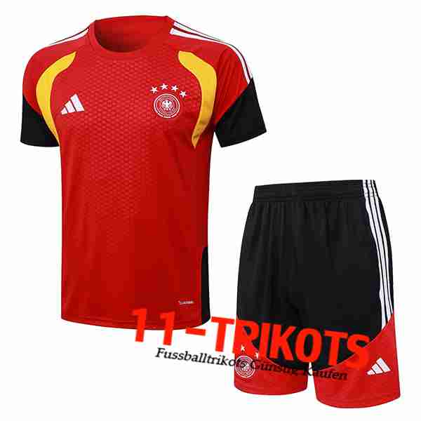 Deutschland Training T-Shirt Rot/Gelb 2025/2026