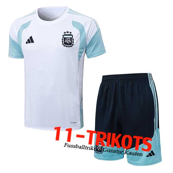 Argentinien Training T-Shirt Weiß/Blau 2025/2026