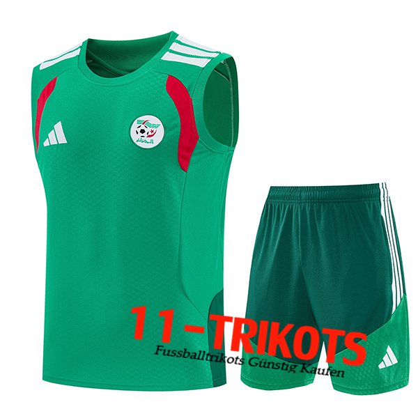 Algeria Trainings-Tanktop Grün/Weiß/Rot 2025/2026 Algeria Trainings-Tanktop Grün/Weiß/Rot 2025/2026