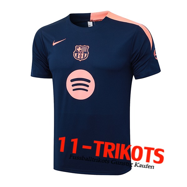 FC Barcelona Training T-Shirt Blau/Rosa 2025/2026