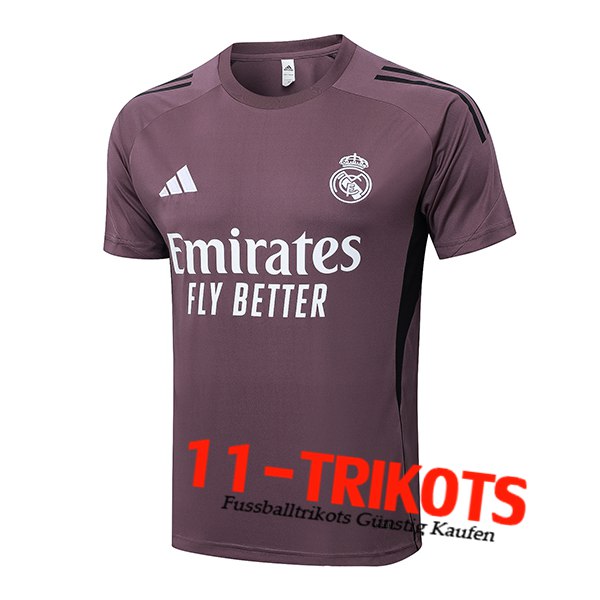 Real Madrid Training T-Shirt lila/Schwarz 2025/2026