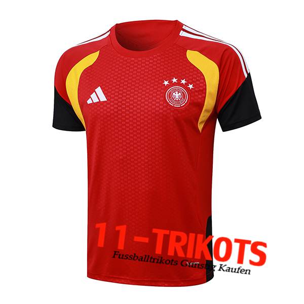 Deutschland Training T-Shirt Rot/Gelb 2025/2026