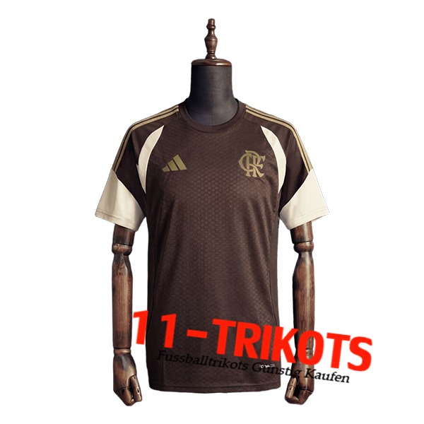 Flamengo Training T-Shirt Braun/Beige 2025/2026