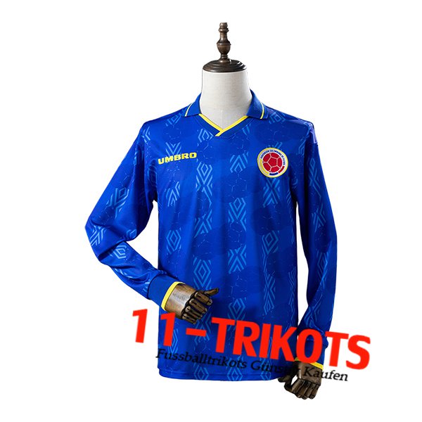 Kolumbien Retro Auswärtstrikot Langarms 1994