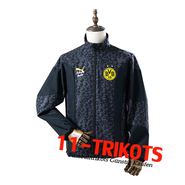 Dortmund Windjacke Schwarz 2025/2026 Dortmund Windjacke Schwarz 2025/2026