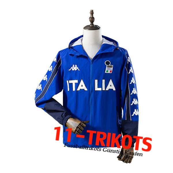 Italien Windjacke Blau/Weiß 2025/2026 Italien Windjacke Blau/Weiß 2025/2026