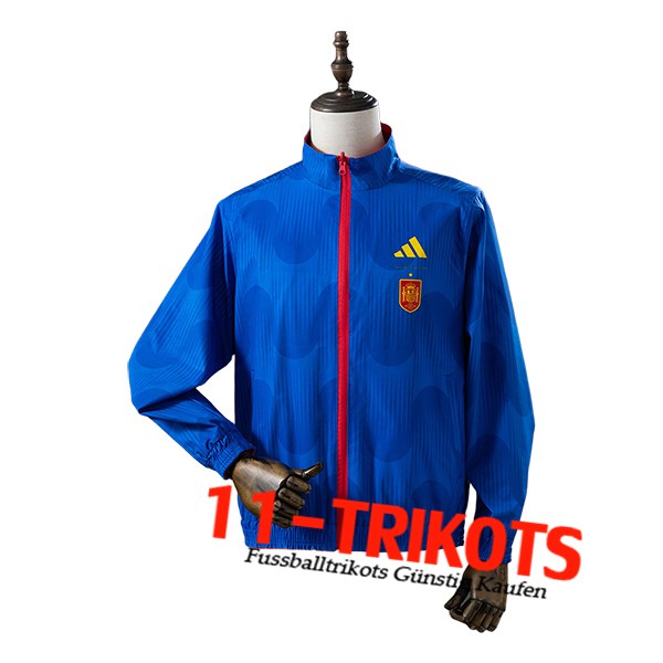 Spanien Windjacke Blau 2025/2026