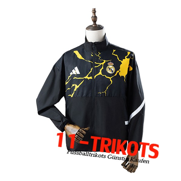 Real Madrid Windjacke Schwarz/Gelb 2025/2026