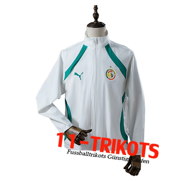 Senegal Windjacke Weiß/Grün 2025/2026 -02