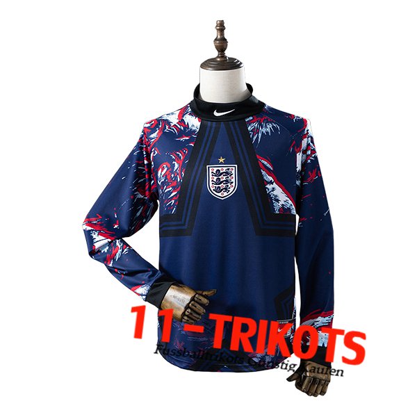 Britannien Fussball Trikots Langarms Torhuter Navy blau 2026/2027 Britannien Fussball Trikots Langarms Torhuter Navy blau 2026/2027