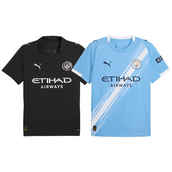 Manchester City Werbegeschenkbox Heimtrikot + Auswärtstrikot 2025/2026
