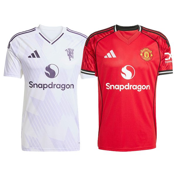 Manchester United Werbegeschenkbox Heimtrikot + Auswärtstrikot 2025/2026