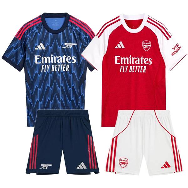 Arsenal Werbegeschenkbox Heimtrikot + Auswärtstrikot + Shorts 2025/2026