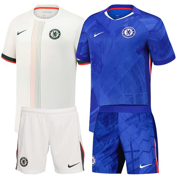 Chelsea Werbegeschenkbox Heimtrikot + Auswärtstrikot + Shorts 2025/2026