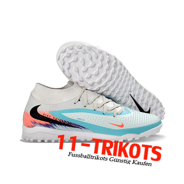 Nike Fussballschuhe Phantom GX III Elite TF Weiß/Blau/Orange/Schwarz Nike Fussballschuhe Phantom GX III Elite TF Weiß/Blau/Orange/Schwarz