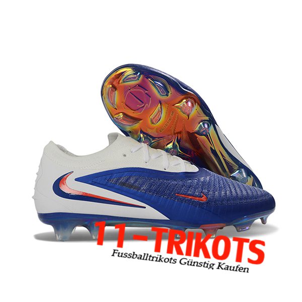 Nike Fussballschuhe Phantom GX III Elite FG Weiß/Blau Nike Fussballschuhe Phantom GX III Elite FG Weiß/Blau