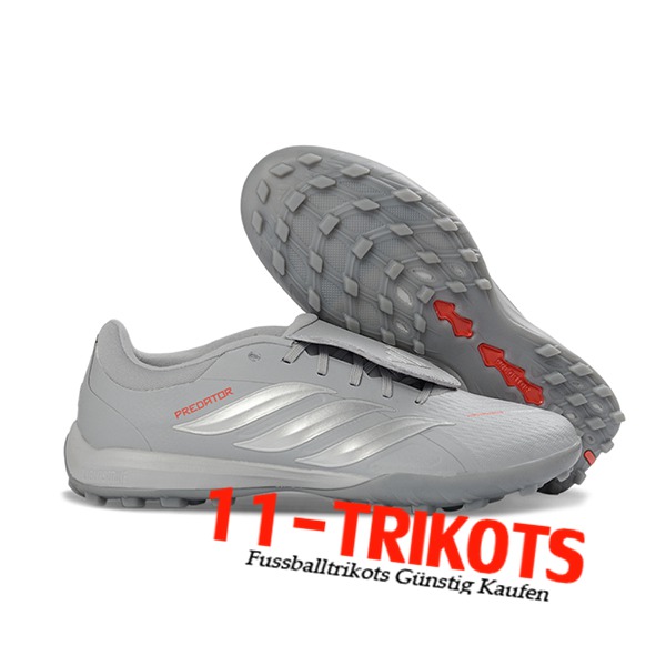Adidas Fussballschuhe PREDATOR LEAGUE FT TURF Grau/Orange -02