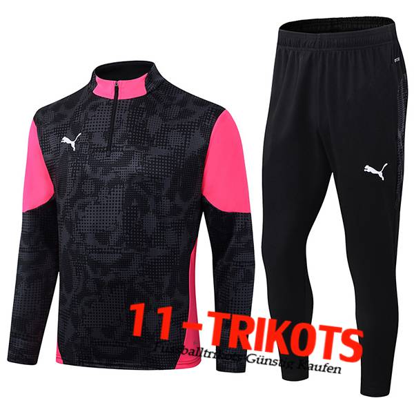 PUMA Trainingsanzug Schwarz/Rosa 2025/2026 PUMA Trainingsanzug Schwarz/Rosa 2025/2026