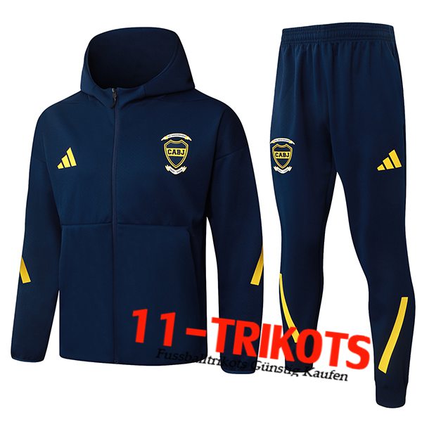 Boca Juniors Trainingsanzug Mit Kapuze Trainingsjacke Windbreaker Königsblau 2025/2026