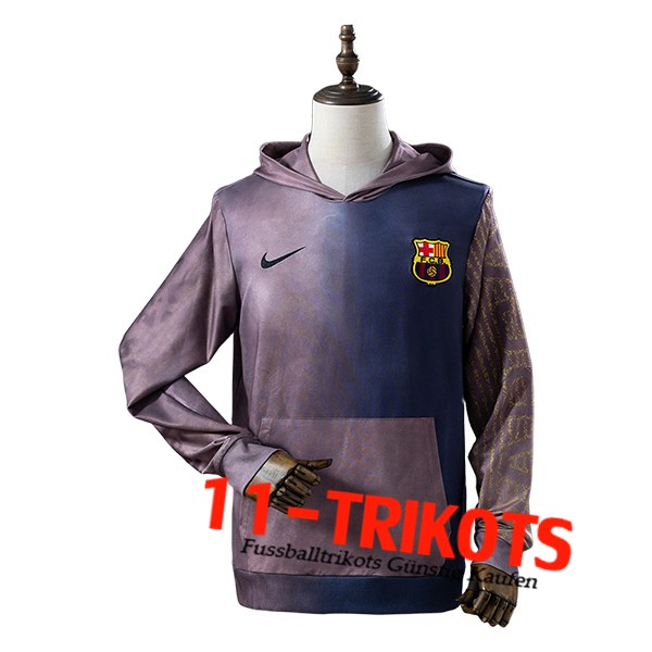 FC Barcelona Training Sweatshirt Mit Kapuze lila 2025/2026