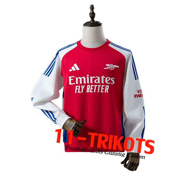 Arsenal Training Sweatshirt Weiß/Rot/Blau 2025/2026 -02