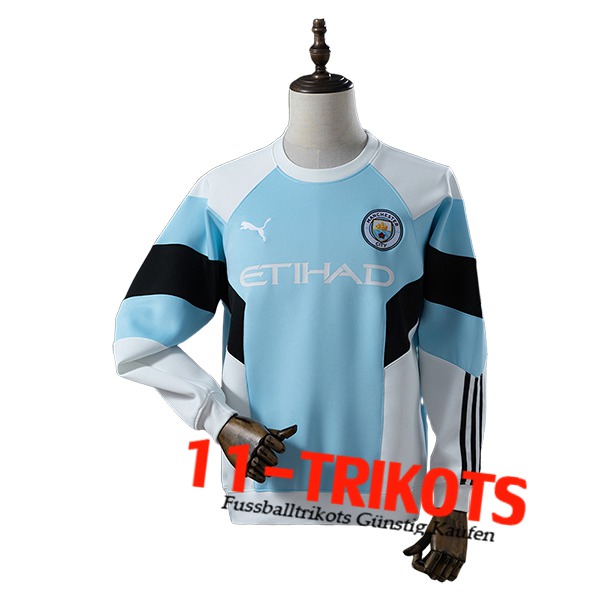 Manchester City Training Sweatshirt Blau/Weiß 2025/2026