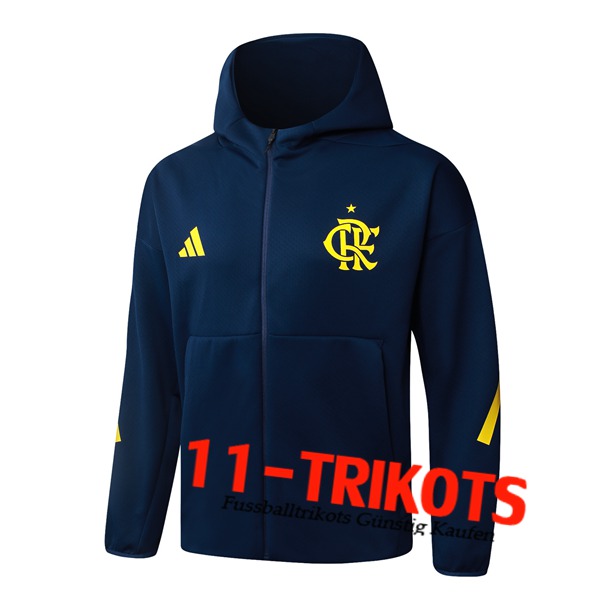 Flamenco Trainingsjacke Mit Kapuze Blau/Gelb 2025/2026