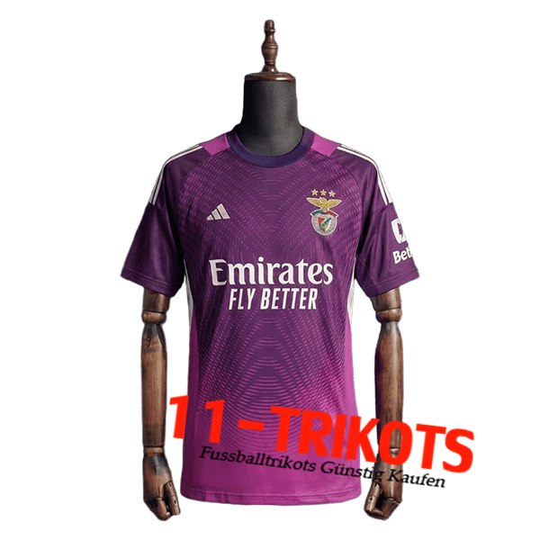 Benfica Fussball Trikots Torhuter lila 2025/2026 Benfica Fussball Trikots Torhuter lila 2025/2026