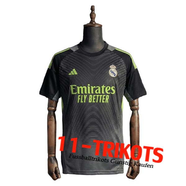 Real Madrid Fussball Trikots Torhuter Schwarz 2025/2026