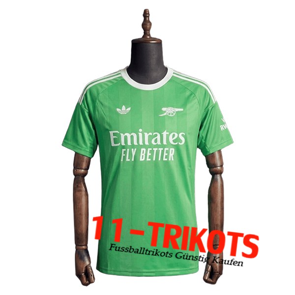 Arsenal Fussball Trikots Torhuter Grün 2025/2026
