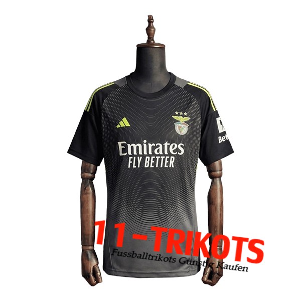 Benfica Fussball Trikots Torhuter Schwarz 2025/2026 Benfica Fussball Trikots Torhuter Schwarz 2025/2026