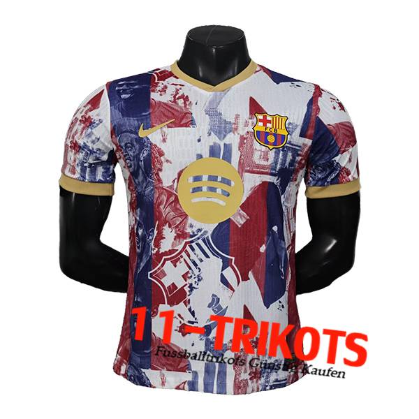 FC Barcelona Fussball Trikots Special Edition Weiß/Rot/Blau 2025/2026
