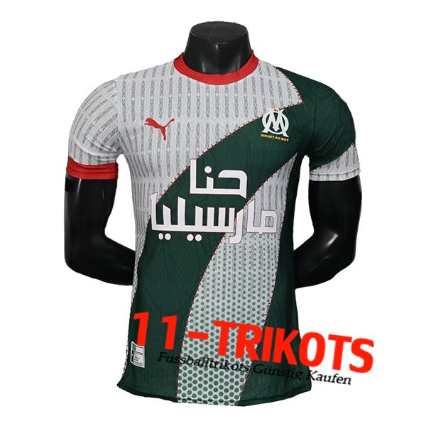 Marseille OM Fussball Trikots Special Edition Weiß/Grün 2025/2026 Marseille OM Fussball Trikots Special Edition Weiß/Grün 2025/2026