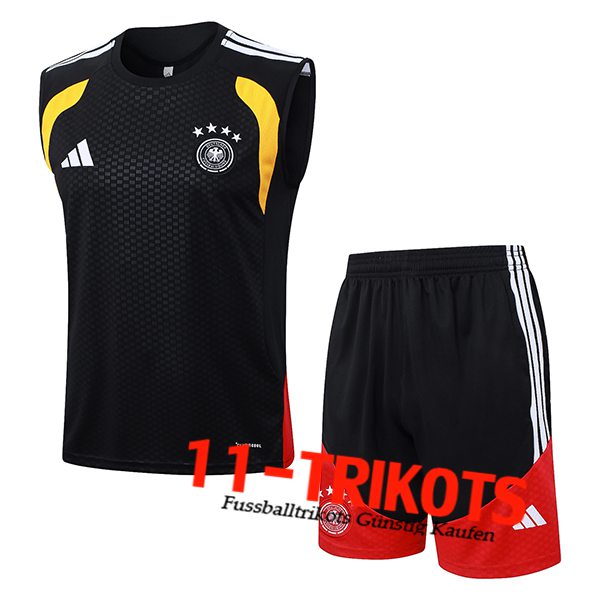 Deutschland Trainings-Tanktop Schwarz 2025/2026