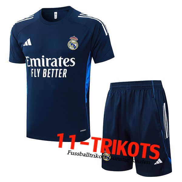 Real Madrid Trainingstrikot Königsblau 2025/2026