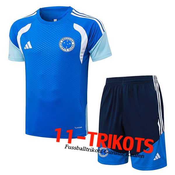 Cruzeiro Trainingstrikot Blau/Weiß 2025/2026