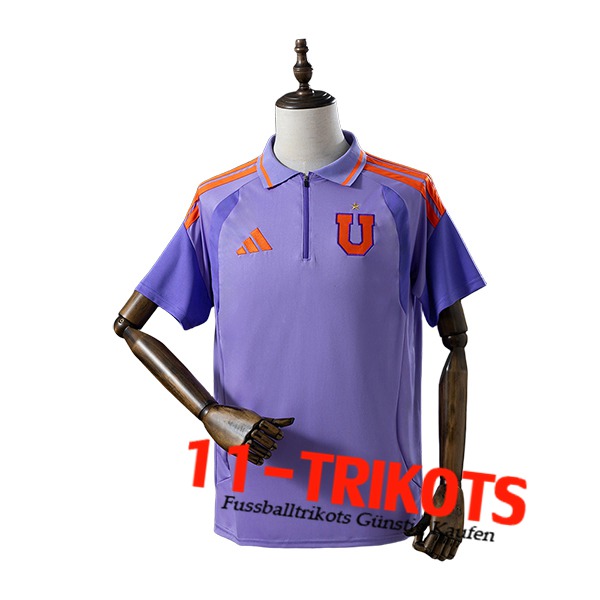 Universität von Chile Poloshirt lila/Orange 2025/2026