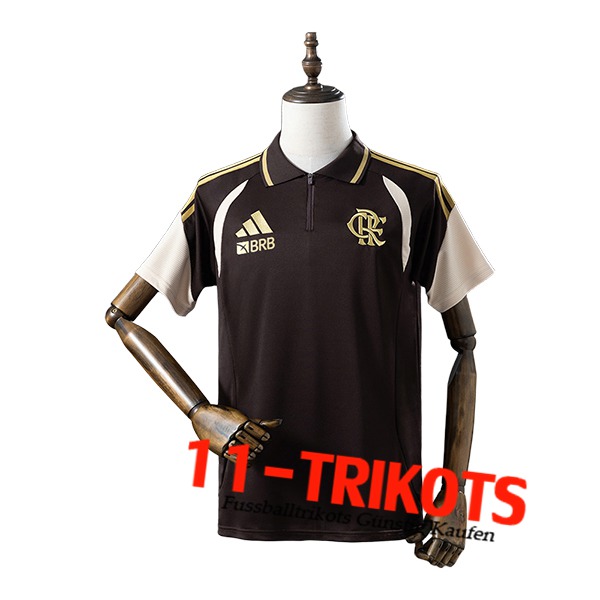 Flamengo Poloshirt Braun/Beige 2025/2026