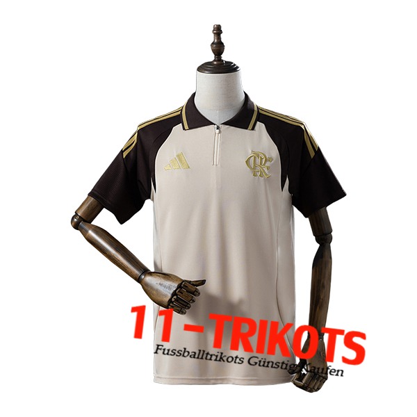 Flamengo Poloshirt Beige/Braun 2025/2026