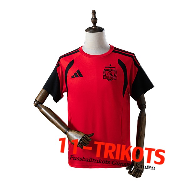 Colo-Colo Training T-Shirt Rot/Schwarz 2025/2026 -02