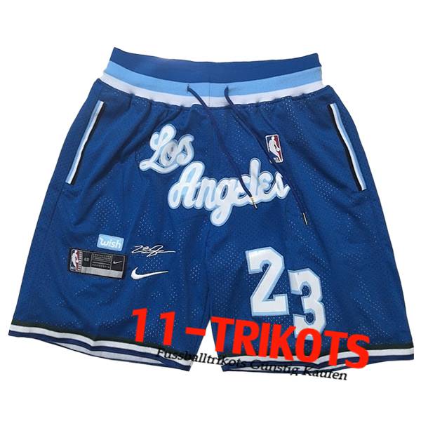 Los Angeles Lakers Shorts NBA 2025/26 Blau/Weiß