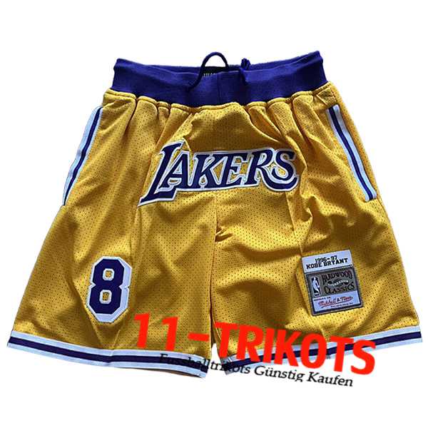 Los Angeles Lakers Shorts NBA 2025/26 Gelb/lila