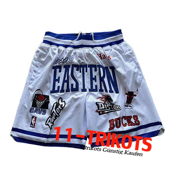 American All-Star Shorts NBA 2025/26 Weiß/Blau