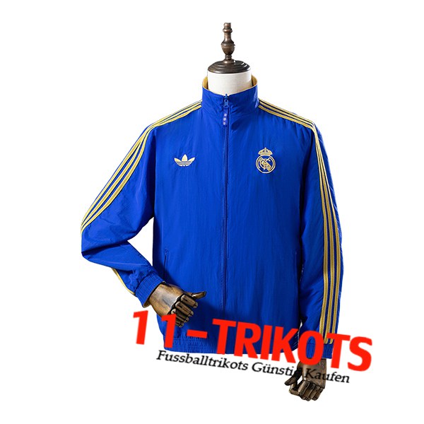 Real Madrid Windjacke Blau/Braun 2025/2026