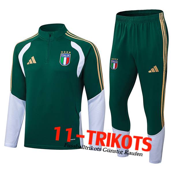 Italien Trainingsanzug Grün/Gelb/Weiß 2025/2026