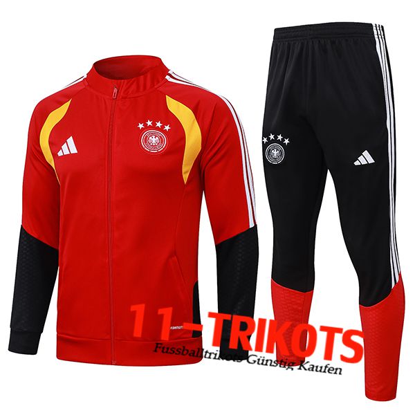 Deutschland Trainingsanzug jacke Rot/Schwarz/Gelb 2025/2026