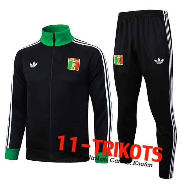 Senegal Trainingsanzug Trainingsjacke Schwarz/Grün 2025/2026