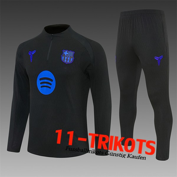 FC Barcelona Trainingsanzug Kinder Schwarz/Blau 2025/2026