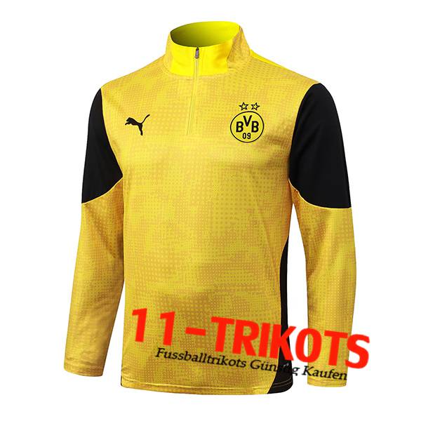 Dortmund BVB Training Sweatshirt Gelb/Schwarz 2025/2026 -02